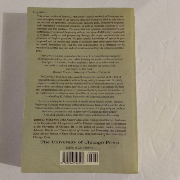 The Syntactic Phenomena of English. Second Edition. By J. McCawley. - Picture 2 of 8